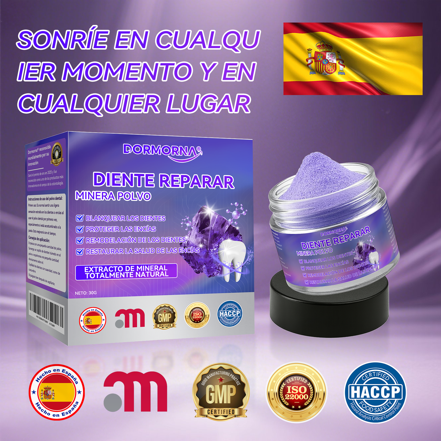 Tienda Oficial|𝙳𝖺𝑟𝑚𝗼𝑟𝑛𝖺®🍀 𝘋𝘪𝘦𝘯𝘵𝘦 𝘙𝘦𝘱𝘢𝘳𝘢𝘳 𝘔𝘪𝘯𝘦𝘳𝘢 𝘗𝘰𝘭𝘷𝘰-𝐸𝑛𝑐í𝑎𝑠 𝑚á𝑠 𝑓𝑢𝑒𝑟𝑡𝑒𝑠 𝑒𝑛 𝑠𝑜𝑙𝑜 7 𝑑í𝑎𝑠