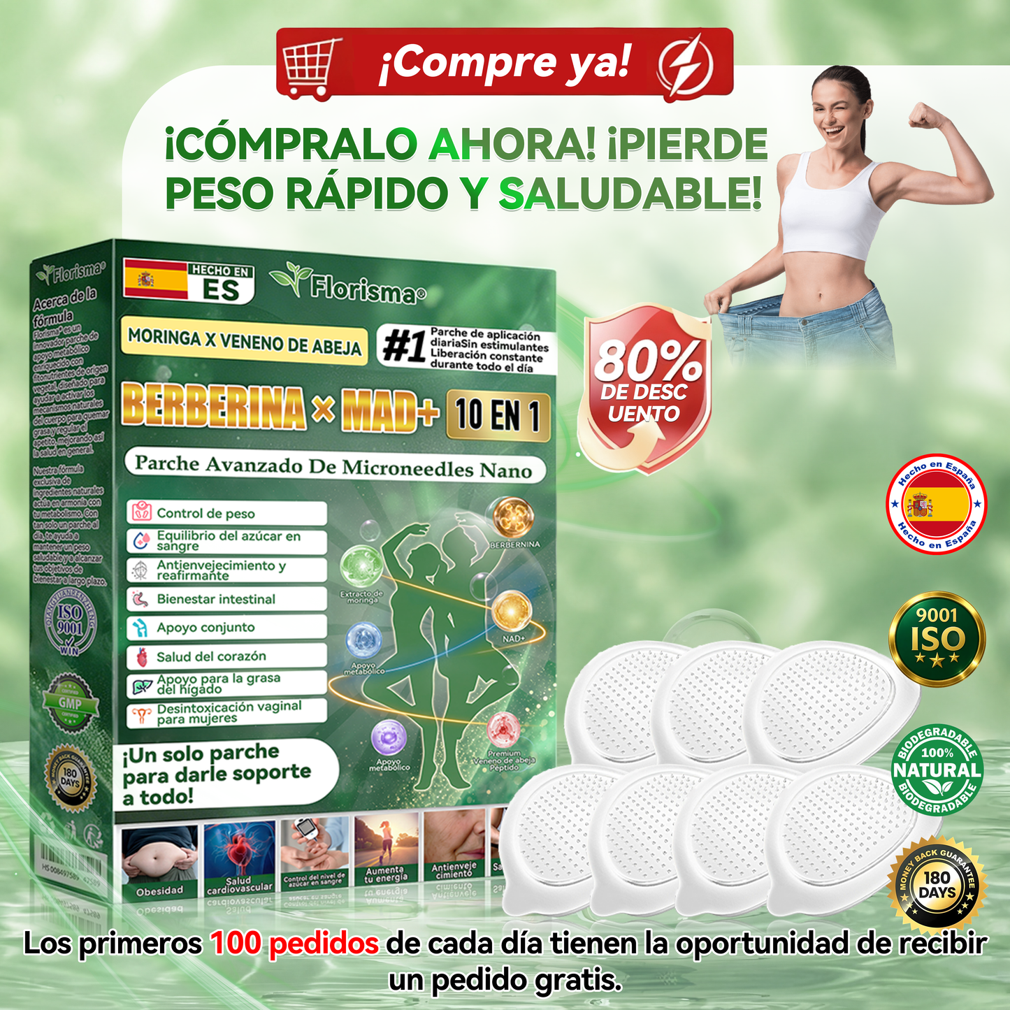 𝑇𝑖𝑒𝑛𝑑𝑎 𝑜𝑓𝑖𝑐𝑖𝑎𝑙 𝑑𝑒 𝐸𝑠𝑝𝑎ñ𝑎 🇪🇸  | 🐟𝐅𝐥𝐨𝐫𝐢𝐬𝐦𝐚® 𝑴𝒐𝒓𝒊𝒏𝒈𝒂 𝑩𝒆𝒓𝒃𝒆𝒓𝒊𝒏𝒂 10 𝑬𝒏 1 𝑷𝒂𝒓𝒄𝒉𝒆 𝑨𝒗𝒂𝒏𝒛𝒂𝒅𝒐 𝑫𝒆 𝑴𝒊𝒄𝒓𝒐𝒏𝒆𝒆𝒅𝒍𝒆𝒔 𝑵𝒂𝒏𝒐