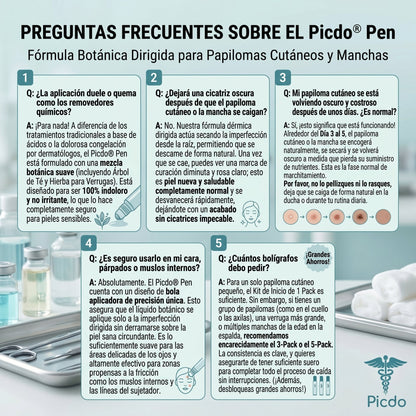 👩🏻‍🔬𝐏𝐢𝐜𝐝𝐨® Borrador de Verrugas y Manchas en 7 Días (𝐀𝐩𝐥𝐢𝐜𝐚𝐝𝐨𝐫 𝐫𝐨𝐥𝐥-𝐨𝐧: 𝐬𝐢𝐧 𝐝𝐨𝐥𝐨𝐫 𝐧𝐢 𝐜𝐢𝐜𝐚𝐭𝐫𝐢𝐜𝐞𝐬)✨