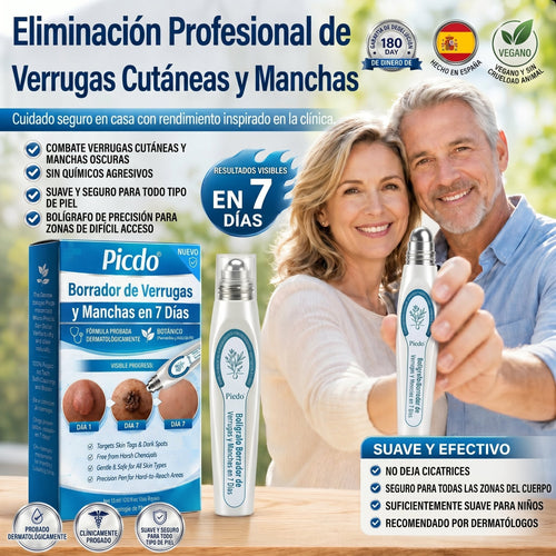 👩🏻‍🔬𝐏𝐢𝐜𝐝𝐨® Borrador de Verrugas y Manchas en 7 Días (𝐀𝐩𝐥𝐢𝐜𝐚𝐝𝐨𝐫 𝐫𝐨𝐥𝐥-𝐨𝐧: 𝐬𝐢𝐧 𝐝𝐨𝐥𝐨𝐫 𝐧𝐢 𝐜𝐢𝐜𝐚𝐭𝐫𝐢𝐜𝐞𝐬)✨