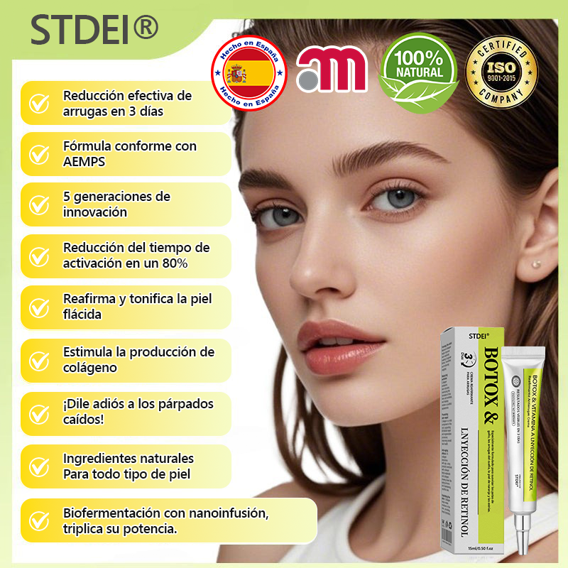 ✨✅𝐑𝐞𝐜𝐮𝐩𝐞𝐫𝐚 𝐥𝐚 𝐩𝐢𝐞𝐥 𝐣𝐨𝐯𝐞𝐧 𝐚𝐡𝐨𝐫𝐚 🍀𝐒𝐓𝐃𝐄𝐈®𝐁𝐎𝐓𝐎𝐗 & 𝐕𝐈𝐓𝐀𝐌𝐈𝐍𝐀 𝐀 𝐋𝐍𝐘𝐄𝐂𝐂𝐈Ó𝐍 𝐃𝐄 𝐑𝐄𝐓𝐈𝐍𝐎𝐋 𝐑𝐞𝐚𝐟𝐢𝐫𝐦𝐚𝐧𝐭𝐞 𝐀𝐧𝐭𝐢𝐚𝐫𝐮𝐠𝐚𝐬 𝐂𝐫𝐞𝐦𝐚
